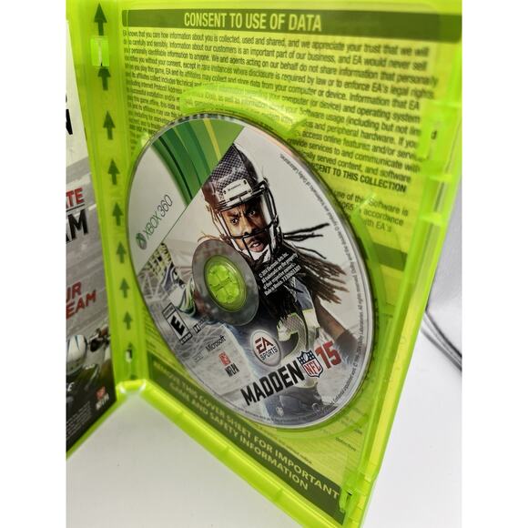 Madden NFL 15 (Microsoft Xbox 360, 2014) W/Insert Tested - Picture 4 of 6